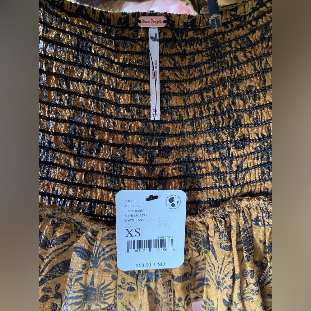Free people halter smocked top ☀️NWT ☀️ - Picture 8 of 8